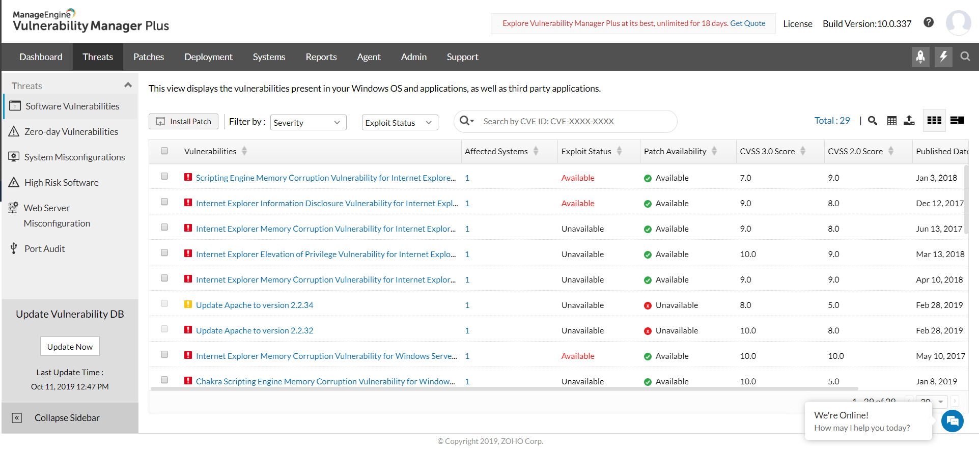 Evaluación de Vulnerabilidades